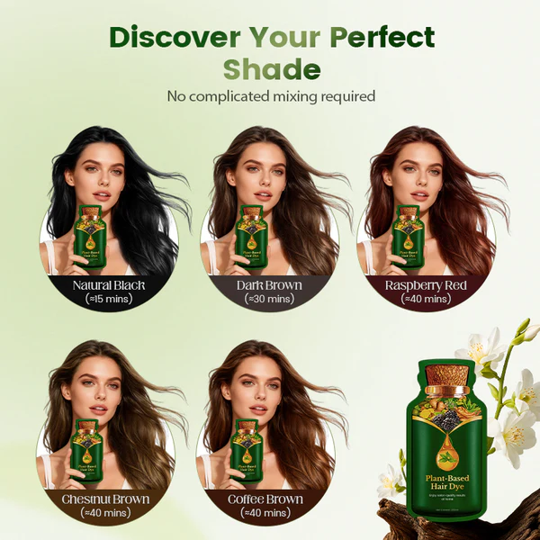 Gentle Plant-Based Quick-Use Hair Dye(50% OFF)