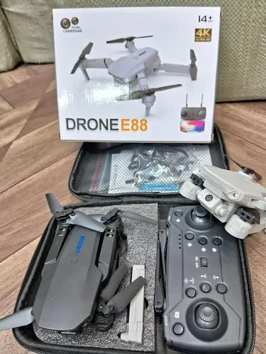 E88 Pro Foldable 4K Mini Drone RC Quadcopter With WIFI FPV Wide