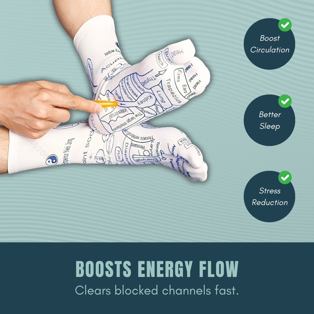 FeetyFirst™ ReflexTherapy Socks