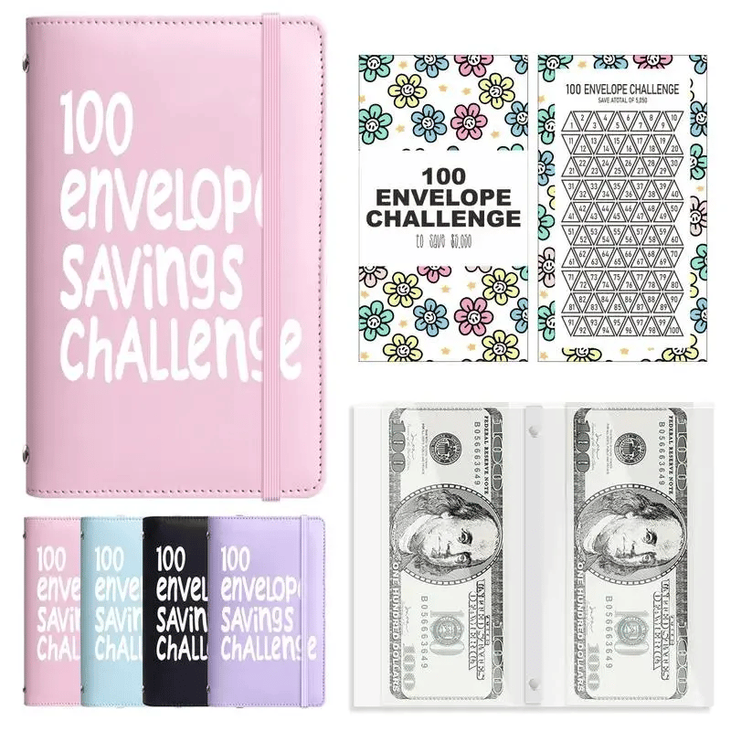 🔥LAST DAY 49％ OFF🔥--✉️100 Envelope Savings Challenge Book