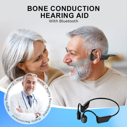 🎄💖Final 3 Hours:50%ОFF💥🔥SEAGRIL Bone Conduction Smart Hearing Aid Bluetooth Earphones(Black Friday Special Sale)
