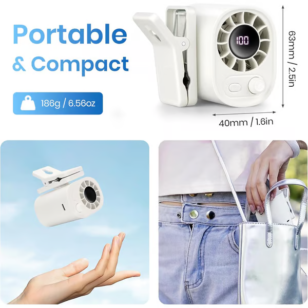 🏆Flash Sale⚡ 50K+ SOLD! Almost Gone-💥🔥✨USB Rechargeable Powerful Cooling Fan，Best gifts