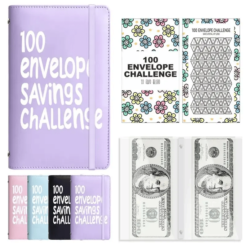 🔥LAST DAY 49％ OFF🔥--✉️100 Envelope Savings Challenge Book