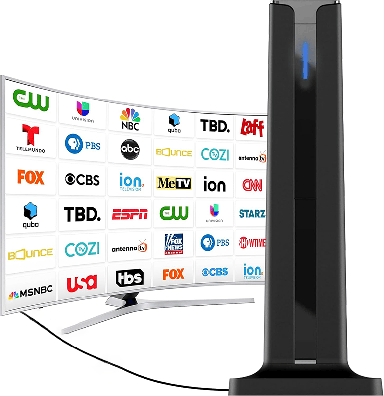 📺 TV Antenna - Digital HD Antenna - Indoor HDTV 1080P 4K (Long Range) 🎁