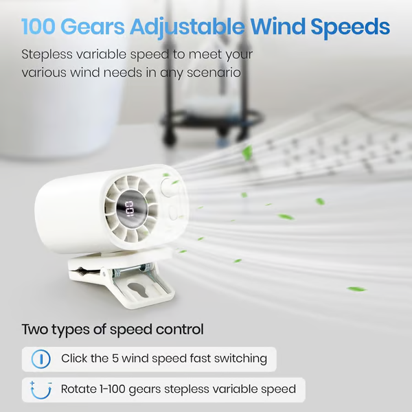 🏆Flash Sale⚡ 50K+ SOLD! Almost Gone-💥🔥✨USB Rechargeable Powerful Cooling Fan，Best gifts