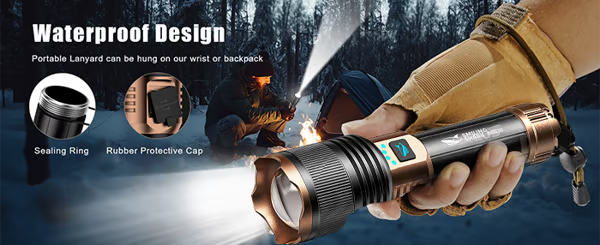 SKYFIRE LED Flashlights High Lumens with Ignition Lens