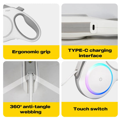 FIDA Retractable LED Lighted Dog Leash FIDA Pet