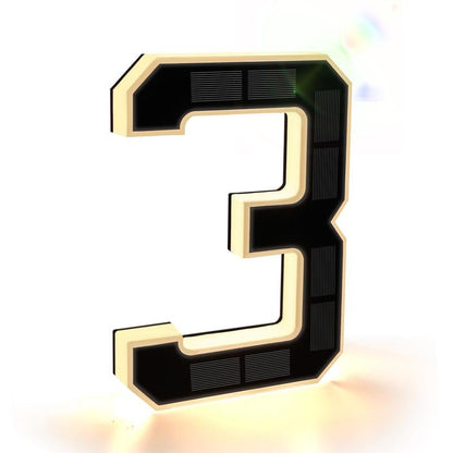 ☀Solar Lighted House Numbers for Outside