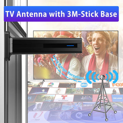 📺 TV Antenna - Digital HD Antenna - Indoor HDTV 1080P 4K (Long Range) 🎁