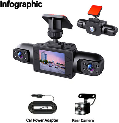 🎁LAST DAY 49％ OFF - Full View Car Dashcam System (Buy More Save More)🔥