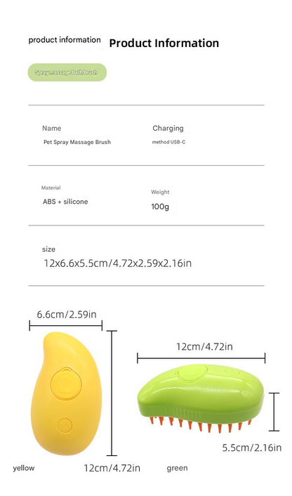 Pet Electric Spray Comb