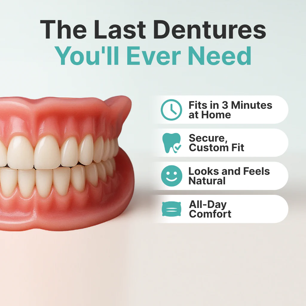 🦷Ends Today: 70% OFF! ⏰Yagoo™ Medical Full Denture with Strong Suctiond🌎Obtain American Dental Association (ADA) Certification