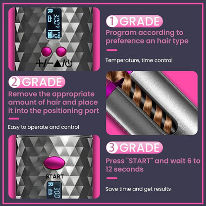 Automatic curling iron lazy curling tool