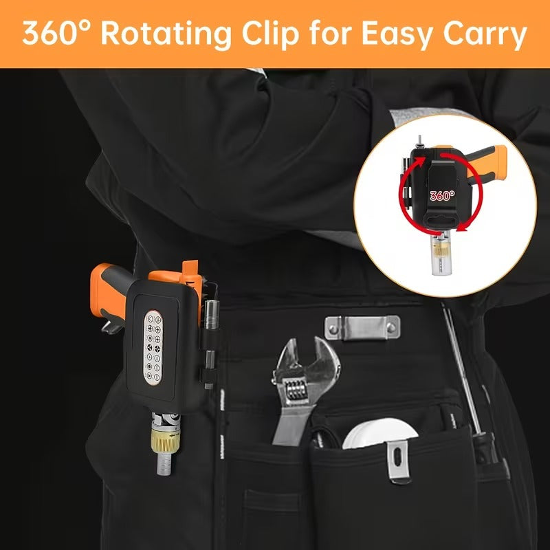 🔧 180° Rotating Ratchet Screwdriver Set | Multi-functional Alloy Bits · Two-way Magnetic Attachment · Portable and Efficient Repair Tool